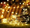 nuova luce bianca calda Fuochi d'artificio LED Striscia di filo di rame Luci per la decorazione del centrotavola di nozze