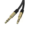 Aux Auxiliary Cables 1m 3,5 mm hane till manlig ljudkabel Stereo Jack bilförlängningssladd för mobiltelefonhögtalare