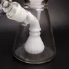 Glass Bong Waterpipe Beaker Wtih Percolators Dowchcap Percs Ice Pinch Water Pipes 18,8 mm raka rör Bongs Bubbler