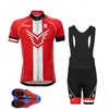 FELT Pro Team Maillots de cyclisme d'été Ropa Ciclismo Vêtements de vélo respirants Vêtements de vélo à séchage rapide Pantalons à bretelles de vélo 9D GEL Pad H2401F