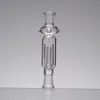 10mm Micro NC Kits Accessoires pour fumeurs avec pointe en acier inoxydable Pointe en verre Dabber Dish Mini verre Bong dab rigs