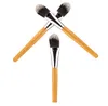 Mulher Makeup Brushes 10pcslot Bamboo Handal