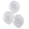Team Bride Latex Ballong för bröllopsfest Bachelorette Höns dekoration Party Supplies