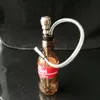 The new Sprite cola glass hookah Wholesale Glass Hookah, Glass Water Pipe Fittings, Free Shipping