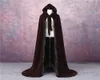 Velours cloak hiver cloak cape cape chaleur mariée mariée manteau bon marché wicca robe wram stage de noël longueur longue veste de mariée mariage