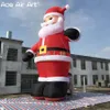 Yüksek kaliteli dev hava üfleyici Xmas Noel Baba /Şişme Noel Baba Açık Hava Etkinlik Dekorasyonu için