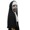 Halloween a freira máscara de terror cosplay valak assustador máscaras de látex rosto cheio capacete demônio festa de halloween traje adereços 2018 new223s