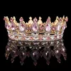 Nowy Design 2018 Rhinestone Bridal Head Pieple Crystal Wedding Party Opaski Tiaras Crowns Prom Evening Fryzury Akcesoria