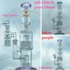 Recycler S2 Hookah Purple Bong Różowy łapacz popiołu Bangers Glass Water Rure Bongs