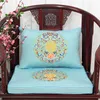 Custom Luxury Thicken Chair Pads Seat Cushions Home Decor Chinese Lucky Cotton Linen Lumbar Support Pillow High End Christmas Cushions