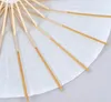 Enfants DIY Peint À La Main Papier Vierge Parapluie Blanc Art Artisanat De Mariage De Mariée Parasols Parapluies Ont De Grandes Petites Tailles SN1038