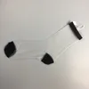 Atmungsaktive Glasseidensocken mit Rüschenbesatz, transparent, Knöchel, durchsichtiges Netz, kostenloser Versand A-0495