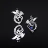 10st Silver Plated Dragon Pearl Cage Halsband smycken tillverkar leveranspärlor burklock hänge parfym diffusor roliga smycken5816972