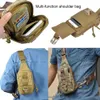 WaterProf Sling Shoulder Bag Tactical Shoulder Chest Crossbody Backpack EDC Molle Casual Daypack voor Outdoor Travel Hiking Cycling1301837
