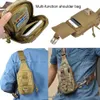 WaterProf Sling Shoulder Bag Tactical Shoulder Chest Crossbody Ryggsäck EDC Molle Casual Daypack för utomhusresor Vandring Cycling1301837