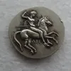 Pièce artisanale de Didrachme en argent grec ancien G25 de Taras - 315 av. J.-C. Copie Coin275h
