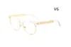 2018 Brand Designer Sunglasses Classic Vintage Sun glasses for Men Women Driving glasses UV400 Metal Frame Flash Mirror half frame4628653