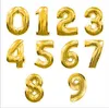 32-calowy balon pylaczowy numer litery w kształcie złota srebro nadmuchiwane balony urodziny dekoracji ślubnych wydarzenie dostawy party lin3356