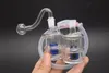 10mm Mini Glass Bongs Spiraal Recycler DAB Oil Rigs Waterpijp 10mm Joint Water Bong met Banger en Slang