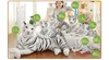 Dorimytrader Simulation Tier Tiger Plüschtier Jumbo Kuscheltiere Realistische Tiger Spielzeug für Kinder Geschenk Heimdekoration 170 cm 67 Zoll