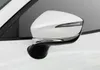 Materiale ABS di alta qualità 2 pezzi porta laterale per auto Copertura decorativa per retrovisore, striscia di protezione per retrovisore per Mazda CX-3 2015-2019