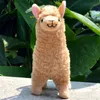 Schattige pluche arpakasso kunstmatige alpaca paard kinderen gevulde simulatie dier poppen kerst speelgoed voor kinderen hoge kwaliteit