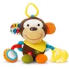 7 Styles Baby Rattle Bell Baby Infant Crib Stroller Hanging Toy Cute Cartoon Animals Stuffed Plush Pacify Dolls3470145