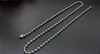 10 stks Chrome kleur 60 cm lengte ronde kralen ketting ketting kettingen roestvrij staal voor diy sieraden maken materialen