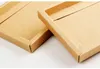 30 stks Kraft Paper Box Packaging voor iPhone 8 Case Custom Made Designed Geschenkdoos voor Telefoon Cover Verpakking Blank doos