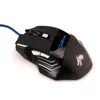 Profissional 5500 DPI Gaming Mouse 7 Botões LED Óptico USB Com Fio Ratos para Pro Gamer Computador X3 Mouse