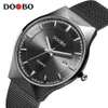 Sport DOOBO Herren Uhren Top Wasserdichte Sport Uhr Männer Ultra Dünne Zifferblatt Quarzuhr Casual Relogio Masculino D035