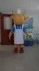 2018 Factory Sprzedaż Hot Lovely Chef Niu Cartoon Doll Mascot Costume Darmowa Wysyłka