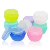 10g Kosmetisk Tom Jar Pot Ögonskugga Makeup Face Cream Lip Balm Containerflaska Kosmetisk Förpackning LX1222