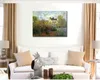 Paintings Famous Painting the Garden of Claude Monet at Argenteuil Artwork Impressionist Art Handmade Gift for New House Room Wall Decor