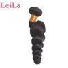 9A 100 Human Hair Bundles Peruansk mjuk kropp Rätt Löst våg Hår 1 bit endast 828 tum naturlig färg Non Remy Hair Extens9532316