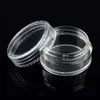 40pcs/lot 2g Empty Bottles Cosmetic Containers Jar Pot Box Small Plastic Jars With Lids Sample Mini Cream Cosmetic Packaging