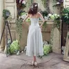 Abiti bianchi eleganti Sweetheart A Line Abiti lunghi da sposa per la festa nuziale in pizzo per le donne Abiti da sposa Abiti da sposa country DH4225