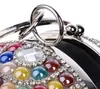 Haute qualité variété de couleurs Explosion européenne et américaine ronde sphérique sac diamant sac dames Bag3135651