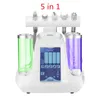 5,6,7 in 1 Bio RF 차가운 해머 하이드로 미세 박피수 워터 히드라 Dermabrasion 스파 얼굴 피부 공극 세정 기계