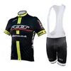 FELT équipe maillot de cyclisme costume manches courtes chemise (bavette) shorts ensembles hommes été vtt vêtements porter 3D gel pad H1507