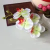 Ny design Konstgjorda Kamellia Blommor Hårstift Phalaenopsis Hair Clip Headwear Dames Bröllopsfest Hårtillbehör