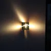 자연 금이 나무 벽 Sconce 균열 나무 벽 램프 일본 스타일의 빛을 거실 식당 카페 침실 호텔 홀 조명