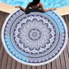 Bohemian Mandala Tapestry Beach Throw Large Round Beach Towel Picnic Blanket Mat Pool Tapestry Decoration Yoga Mat