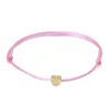 20pcslot الذهب Bovely Heart Bracelets حبل سوار أحمر محظوظ للنساء Red String قابلة للتعديل اليدوي سوار DIY7815347