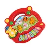 New Fashion Baby Kids Musical Educational Piano Animal Farm Developmental Music Toy Selling Whole Retail Box 9222929