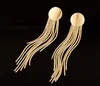 new Hot style earrings wholesale fashion metal simple circular fringe temperament ear nail fashion personality sales