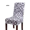 Housses de chaise d'impression taille universelle Simple et court hôtel familial chaise de salle à manger élastique housses de chaise de mariage WQ33