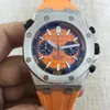 Quality VK Chronograph Watch Japanese Quartz en acier inoxydable Sport Men de montres pour hommes Watch5710598