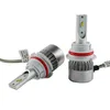 1Pair C6F H4 CAR LED -strålkastare Högeffekt Auto H3 H11 H7 H13 9007 Hög Låg 72W 7600lm Vit 6000K Bulb Inlampning Huvudlampa4127632