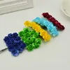 144pcs 1cm Billiga artificiella papper Blommor för bröllopsbil Fake rosor som används för dekoration godisbox DIY-krans handgjorda